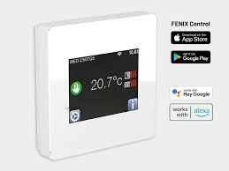 Termostat TFT Wi-Fi RF (white)