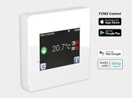 Termostat TFT Wi-Fi RF (white)